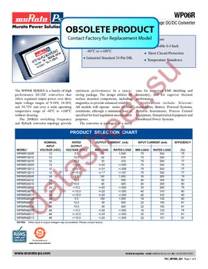 WP06R12D15NRC datasheet  